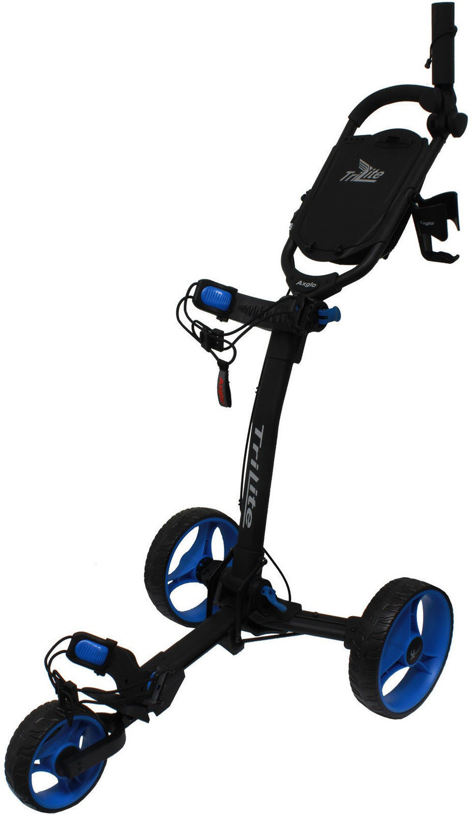 Axglo TriLite Black/Blue Golf Trolley Axglo