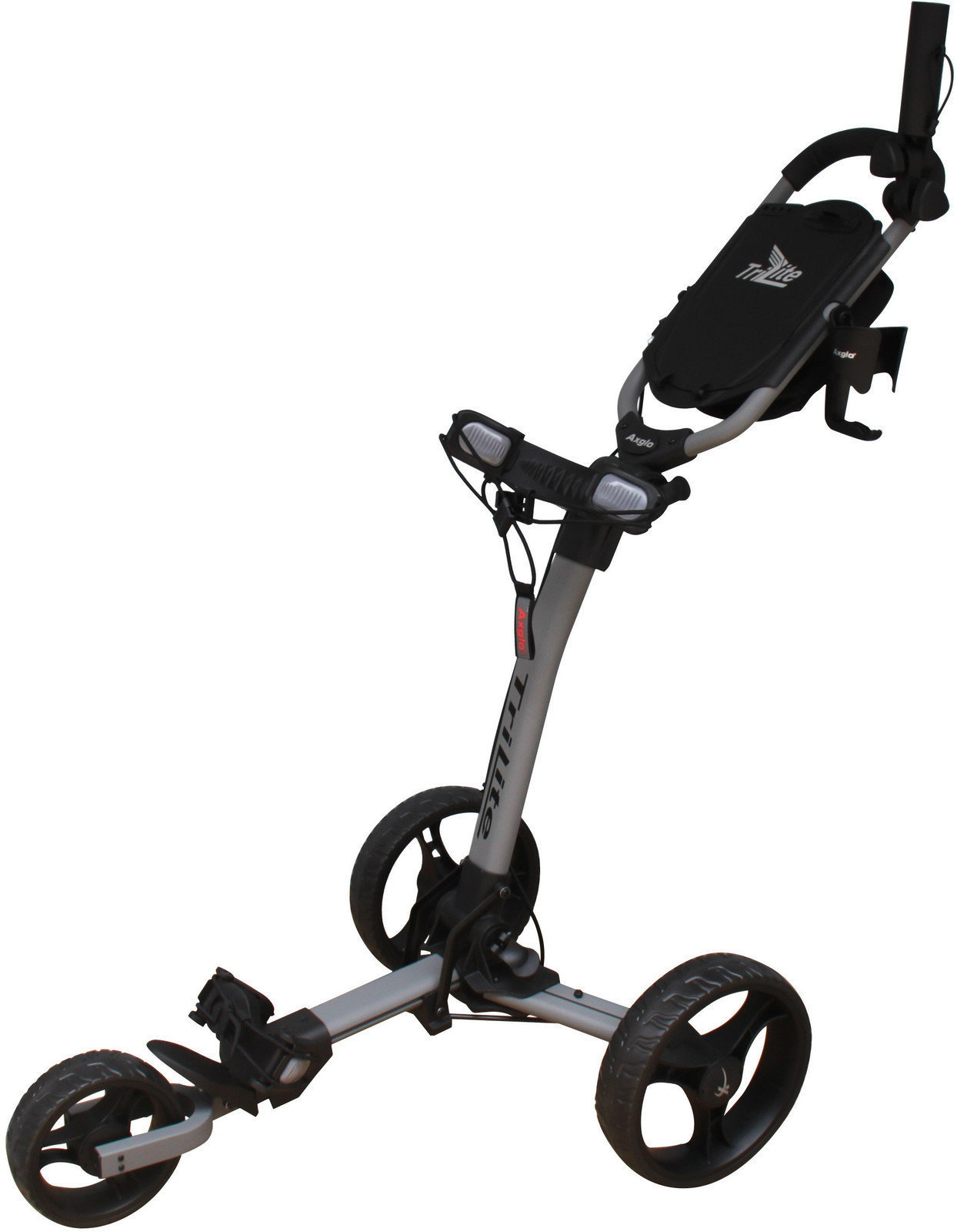Axglo TriLite Grey/Black Golf Trolley Axglo