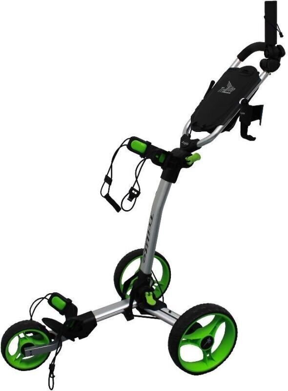 Axglo TriLite Grey/Green Golf Trolley Axglo