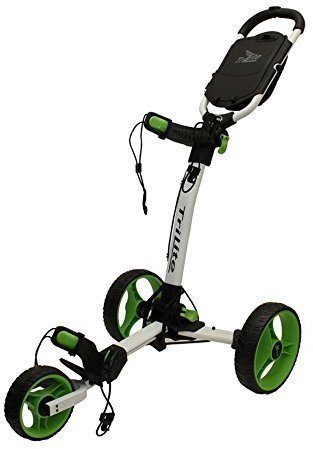 Axglo TriLite White/Green Golf Trolley Axglo