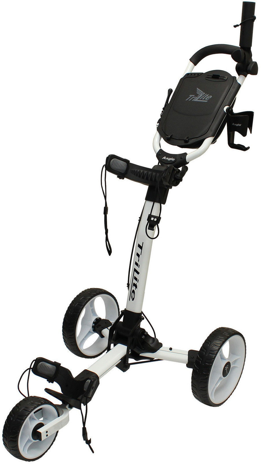 Axglo TriLite White/White Golf Trolley Axglo