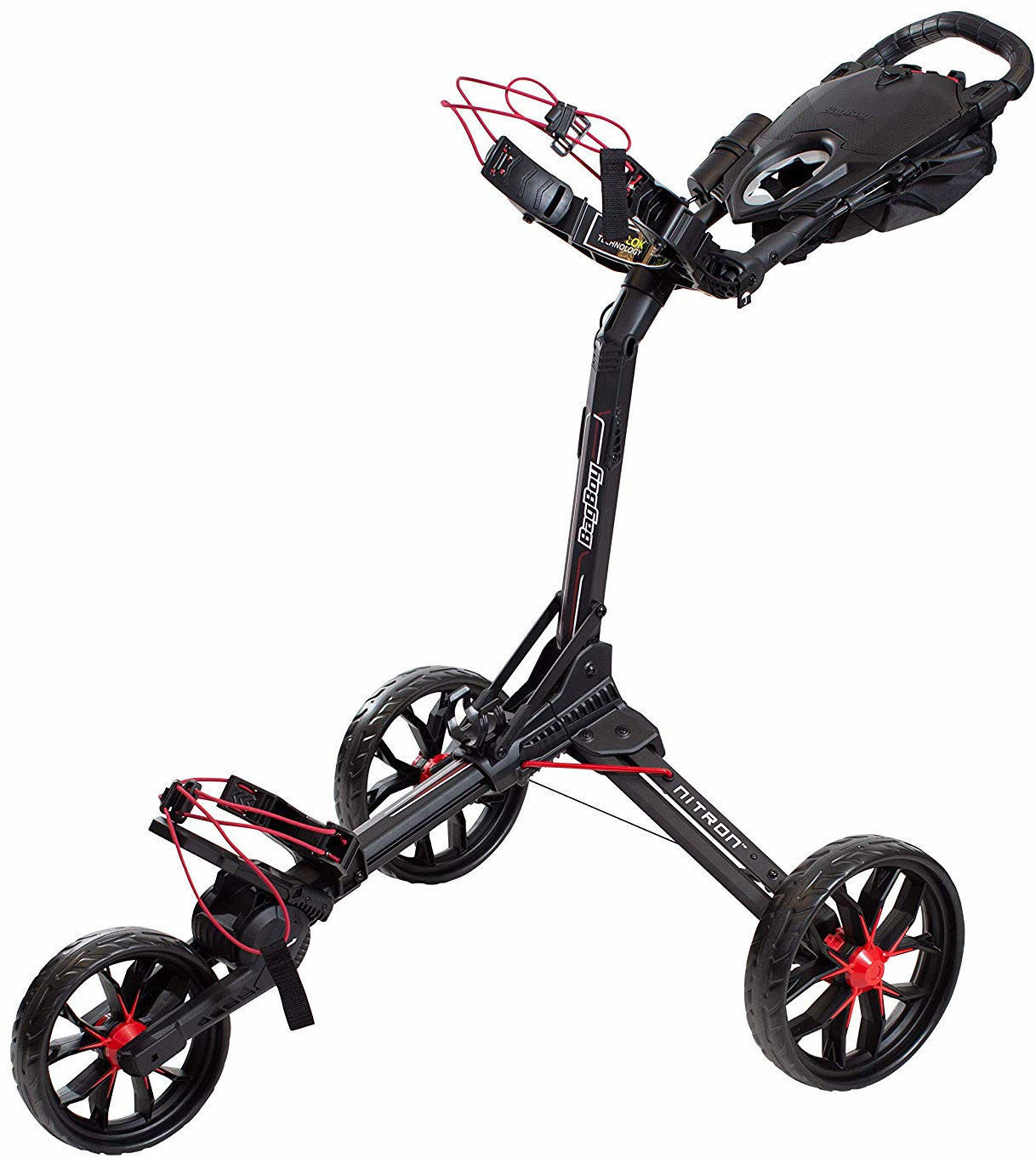 BagBoy Nitron Black/Red Golf Trolley BagBoy