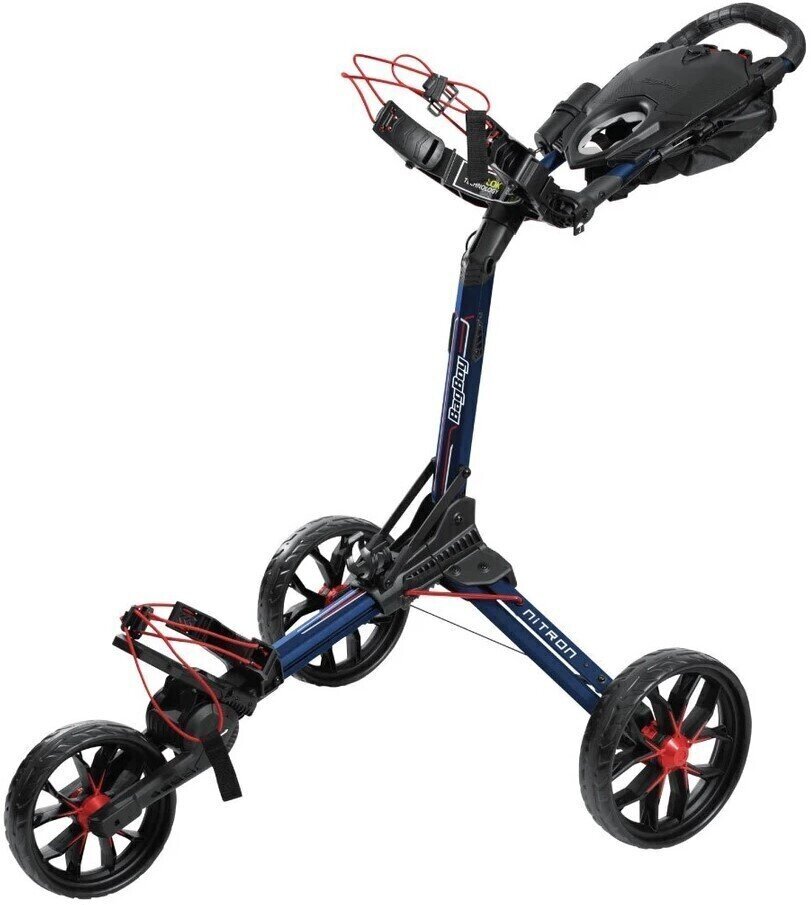 BagBoy Nitron Golf Trolley Navy/Red BagBoy