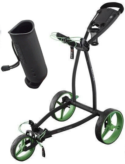 Big Max Blade IP Phantom/Lime Golf Trolley SET Big Max