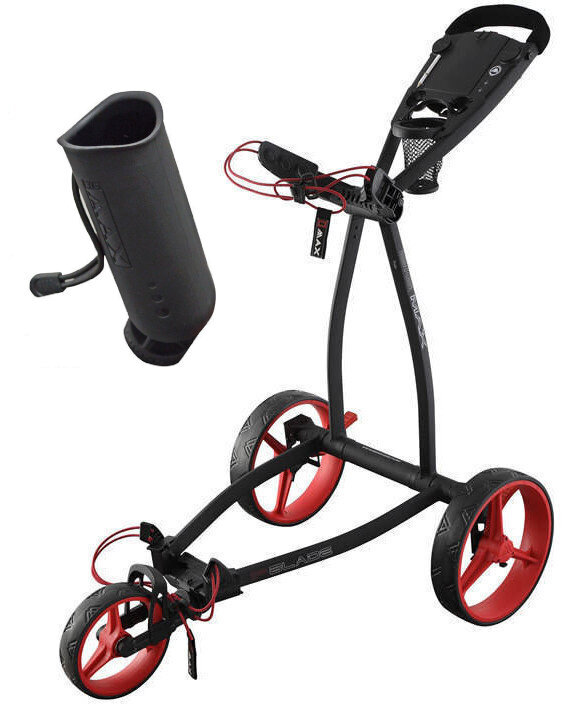 Big Max Blade IP Phantom/Red Golf Trolley SET Big Max