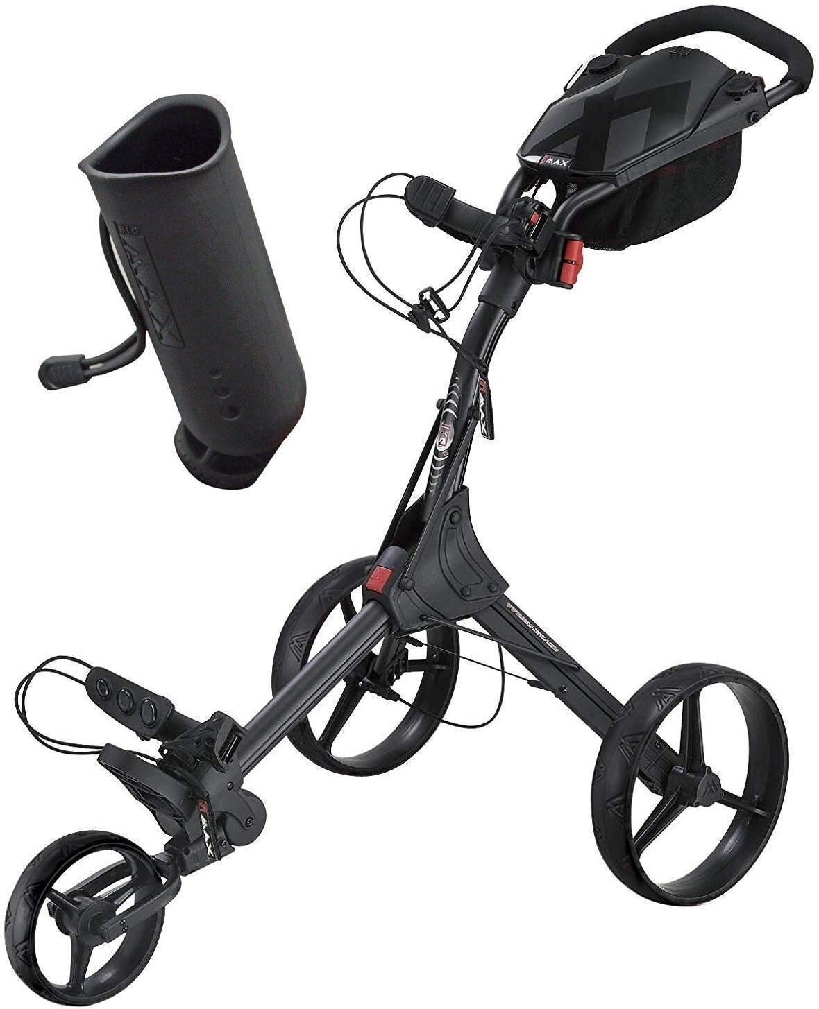 Big Max IQ+ Black/Black/Black Golf Trolley SET Big Max