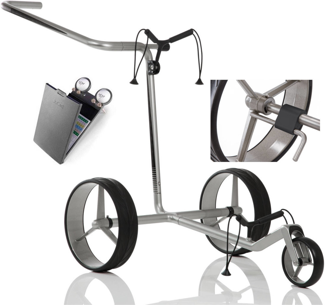 Jucad Carbon 3-Wheel Silver/Black Deluxe SET Jucad