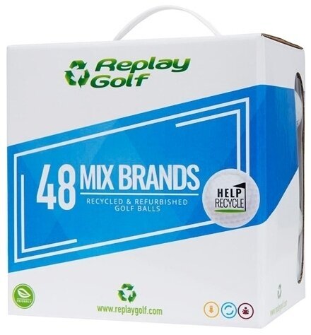 Replay Golf Mix Brands Lake Balls 48 Pack Replay Golf