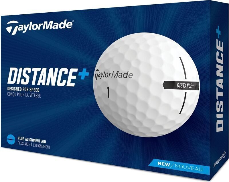 TaylorMade Distance+ Golf Ball White TaylorMade