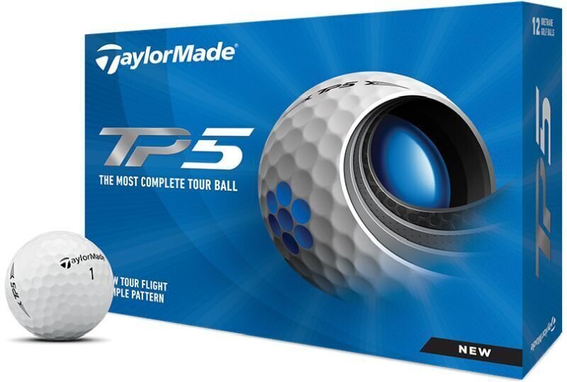 TaylorMade TP5 Golf Ball White TaylorMade