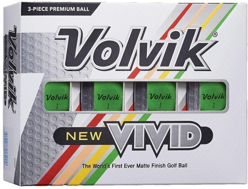 Volvik Vivid 2020 Golf Balls Green Volvik