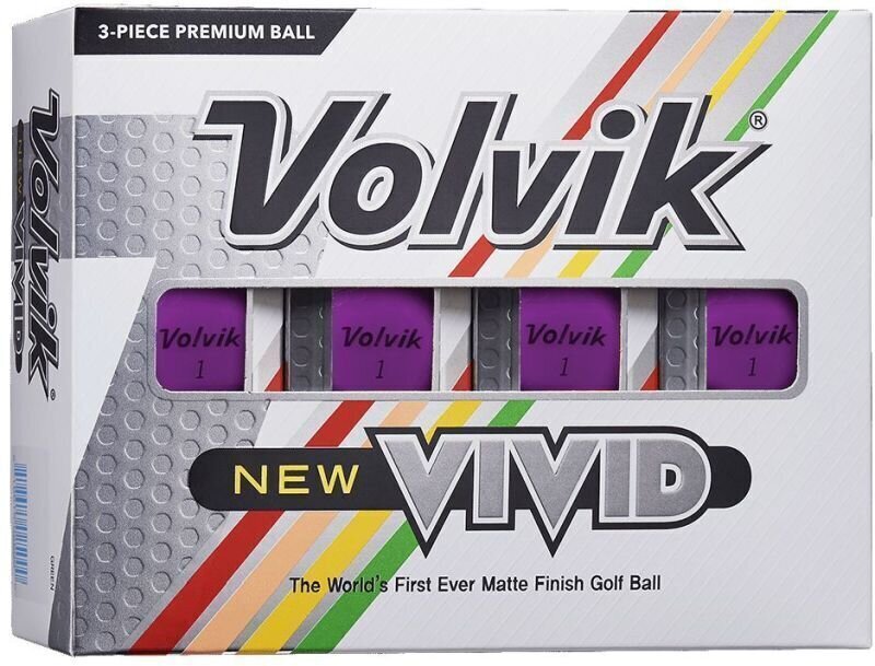 Volvik Vivid 2020 Golf Balls Purple Volvik