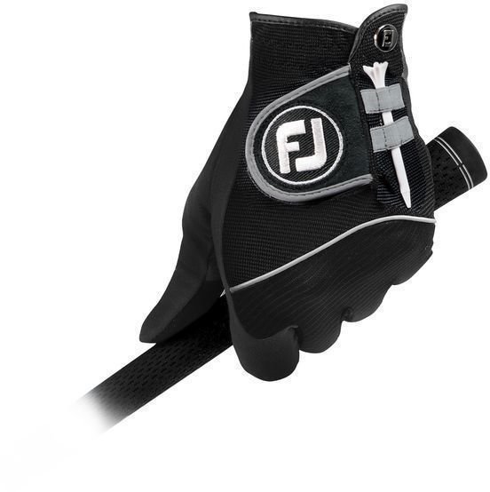 Footjoy RainGrip Mens Golf Gloves 2018 (Pair) Black M Footjoy