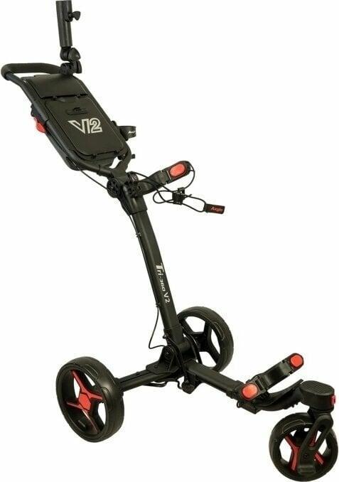 Axglo Tri-360 V2 3-Wheel SET Black/Red Manuální golfové vozíky Axglo