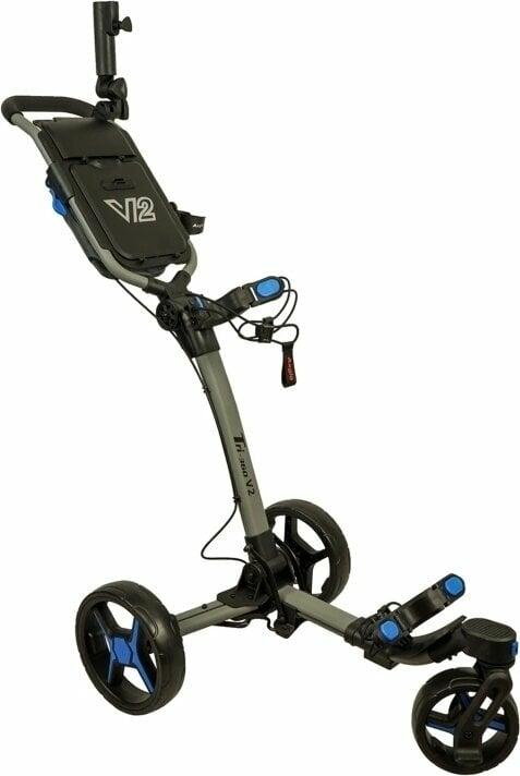 Axglo Tri-360 V2 3-Wheel SET Grey/Blue Manuální golfové vozíky Axglo
