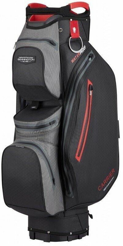 Bennington Dry CA 14 Water Resistant Black/Canon Grey/Red Cart Bag Bennington