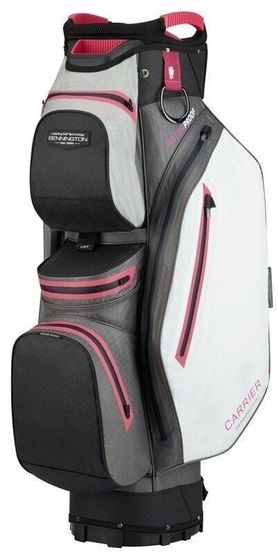 Bennington Dry CA 14 Water Resistant Canon Grey/Grey/Pink Cart Bag Bennington