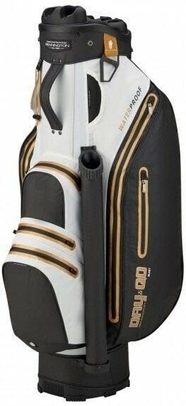 Bennington Dry QO 9 Water Resistant Black/White/Gold Cart Bag Bennington