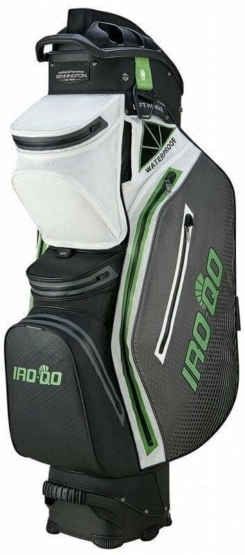 Bennington IRO QO 14 Water Resistant Black/White/Canon Grey/Lime Cart Bag Bennington