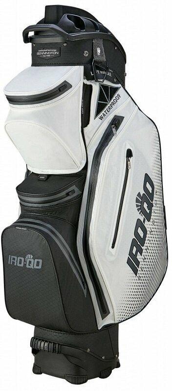 Bennington IRO QO 14 Water Resistant White/Black Cart Bag Bennington