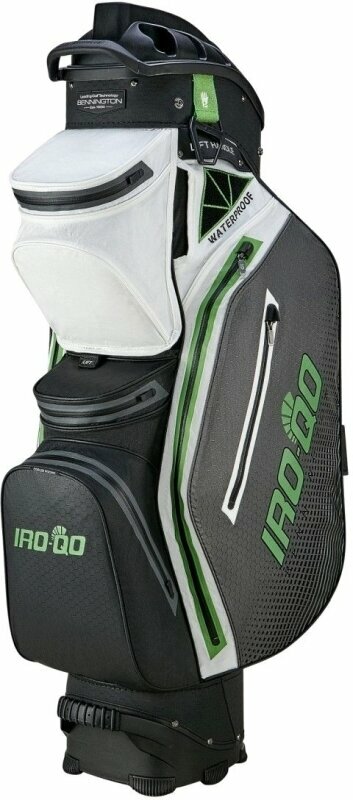 Bennington IRO QO 14 Waterproof Black/White/Canon Grey/Lime Cart Bag Bennington