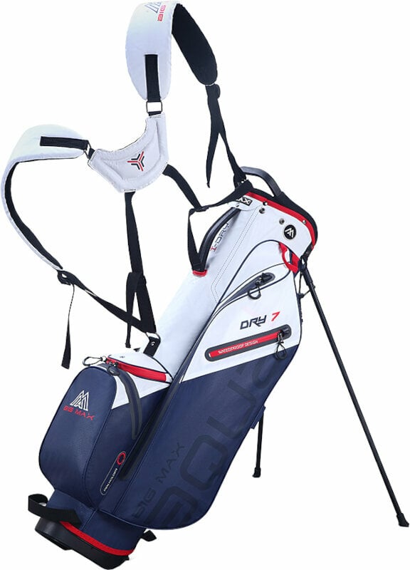 Big Max Aqua Seven G White/Navy/Red Stand Bag Big Max