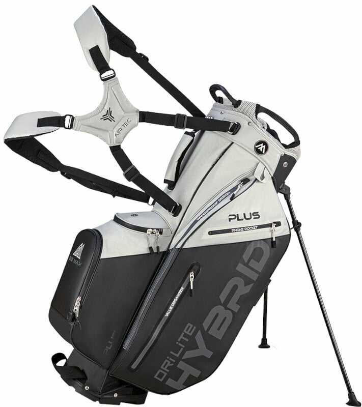 Big Max Dri Lite Hybrid Plus Grey/Black Stand Bag Big Max
