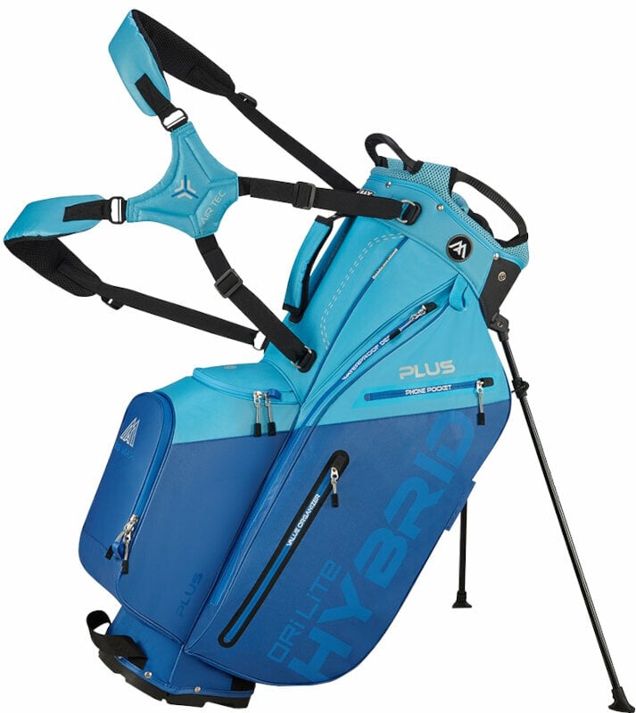 Big Max Dri Lite Hybrid Plus Royal/Sky Blue Stand Bag Big Max