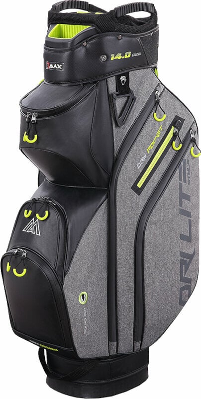 Big Max Dri Lite Style Storm Charcoal/Black/Lime Cart Bag Big Max