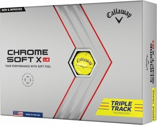 Callaway Chrome Soft X LS 2022 Yellow Triple Track Callaway