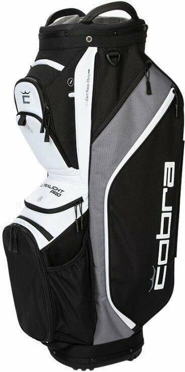 Cobra Golf Ultralight Pro Cart Bag Black/White Cart Bag Cobra Golf