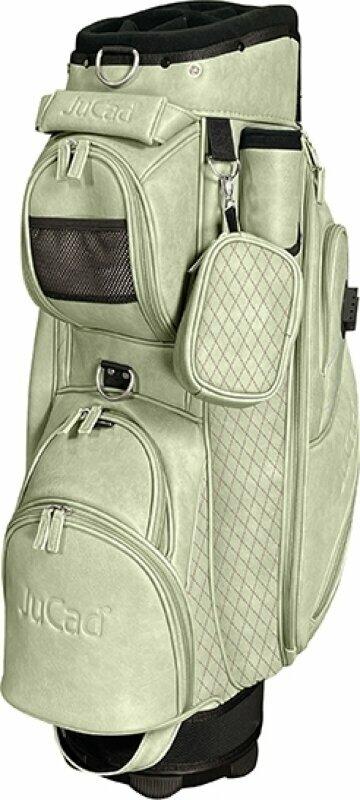 Jucad Style Bright Green/Leather Optic Cart Bag Jucad