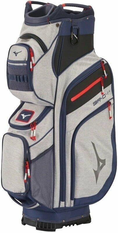 Mizuno BR-D4C Heather Grey/Navy Cart Bag Mizuno