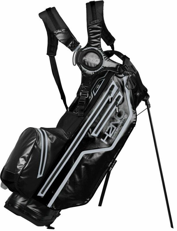 Sun Mountain H2NO 14-Way Stand Bag Black Stand Bag Sun Mountain