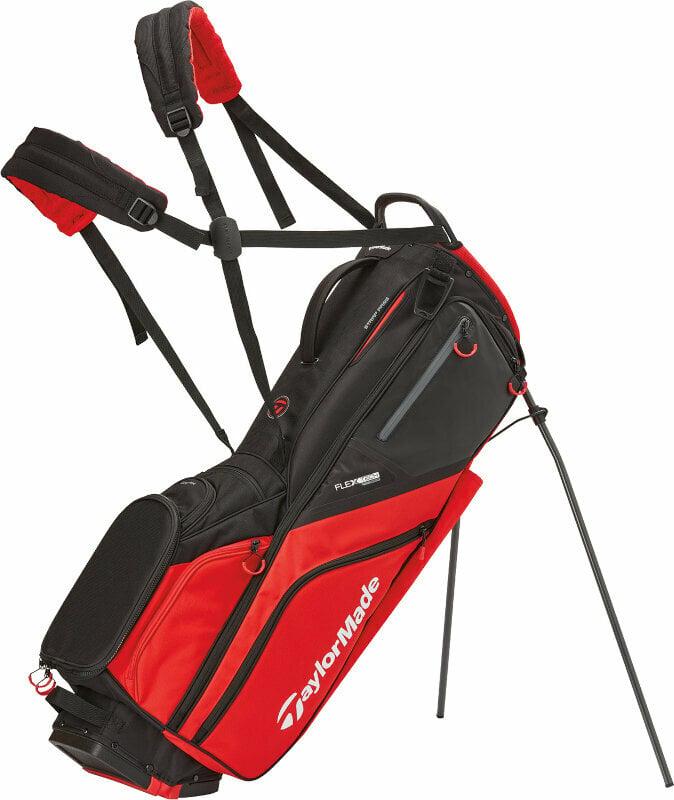 TaylorMade Flex Tech Crossover Stand Bag Black/Red Stand Bag TaylorMade