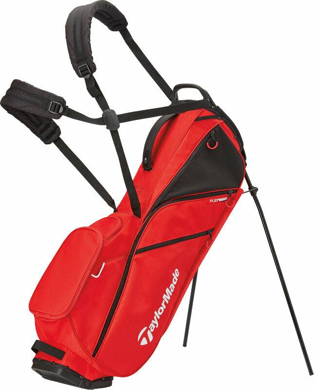 TaylorMade Flex Tech Lite Stand Bag Red/Black Stand Bag TaylorMade