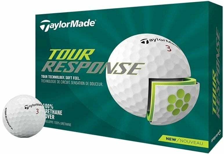 TaylorMade Tour Response Golf Balls White 2022 TaylorMade