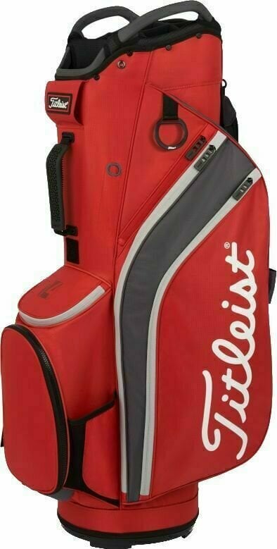 Titleist Cart 14 Dark Red/Graphite/Grey Cart Bag Titleist