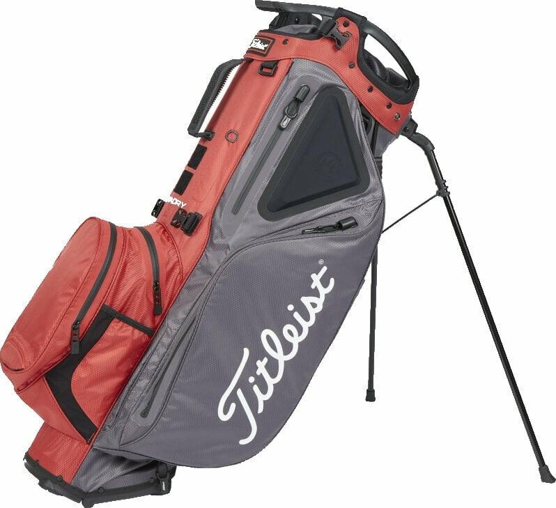 Titleist Hybrid 14 StaDry Dark Red/Graphite Stand Bag Titleist
