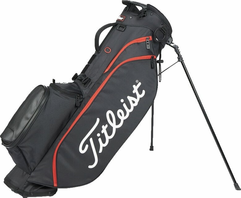 Titleist Players 4 Black/Black/Red Stand Bag Titleist