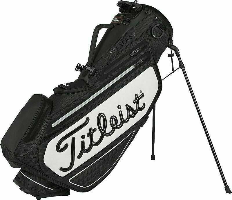 Titleist Tour Series Premium StaDry Black/Black/White Stand Bag Titleist
