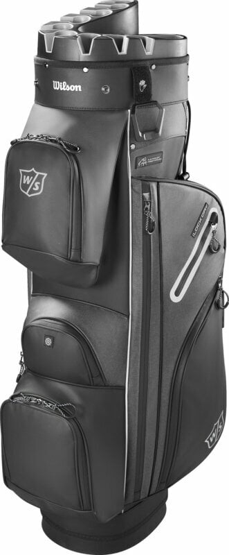 Wilson Staff I Lock Dry Cart Bag Black/Silver Cart Bag Wilson Staff