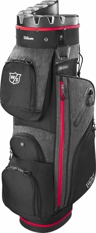 Wilson Staff I Lock III Cart Bag Black/Red Cart Bag Wilson Staff