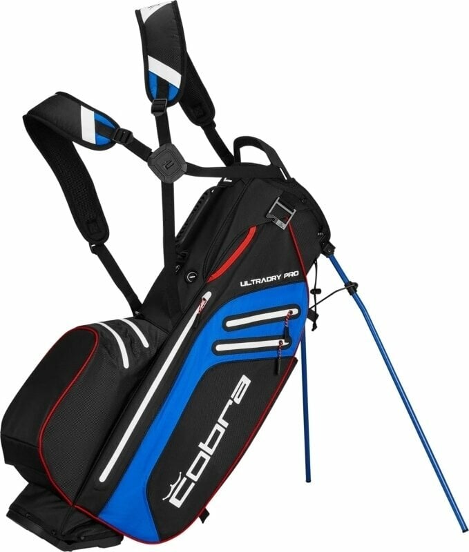 Cobra Golf UltraDry Pro Stand Bag Puma Black/Electric Blue Stand Bag Cobra Golf