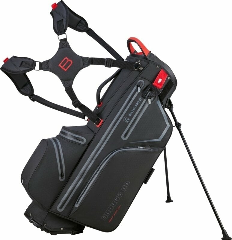 Bennington Clippo Stand Bag Black/Red Stand Bag Bennington