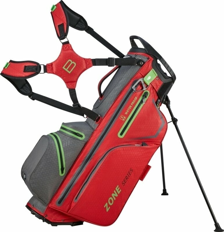 Bennington Zone Stand Bag Red/Canon Grey/Yellow Stand Bag Bennington