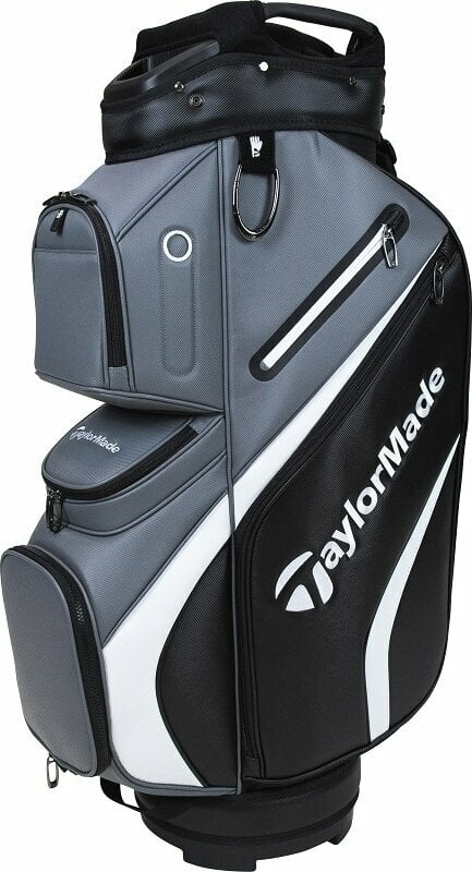 TaylorMade Deluxe Cart Bag Black/Grey Cart Bag TaylorMade