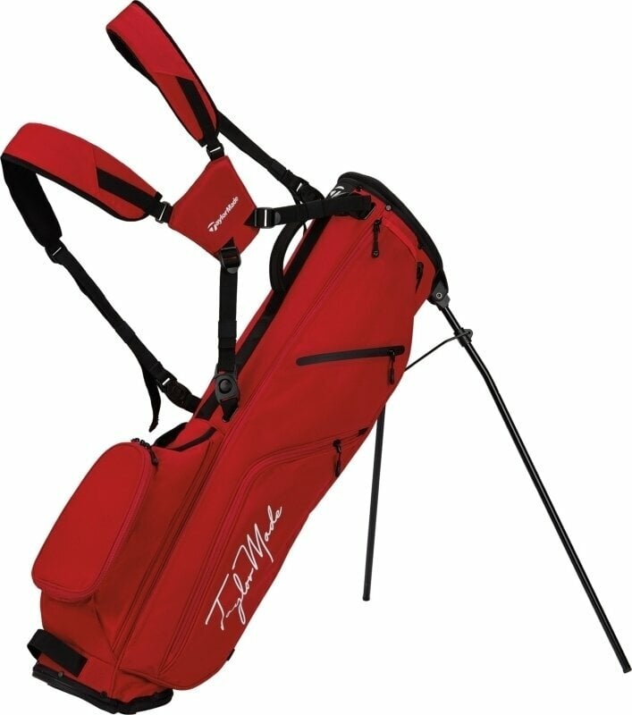 TaylorMade Flextech Carry Stand Bag Red Stand Bag TaylorMade