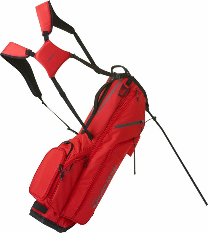 TaylorMade Flextech Stand Bag Red Stand Bag TaylorMade