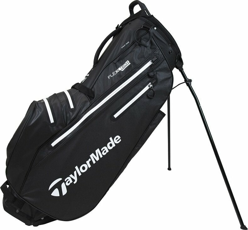 TaylorMade Flextech Waterproof Stand Bag Black Stand Bag TaylorMade